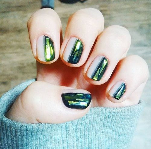 nail art glass instagram