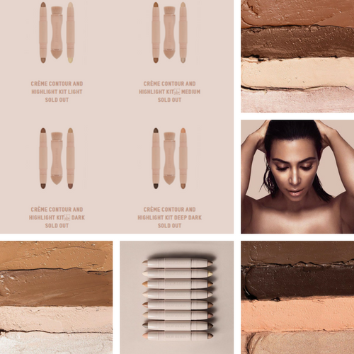 Les produits de la marque KKW Beauty signée Kim Kardashian