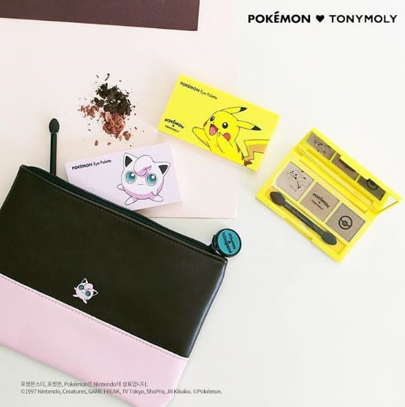 Pokémon x TonyMoly maquillage Pikachu et Rondoudou