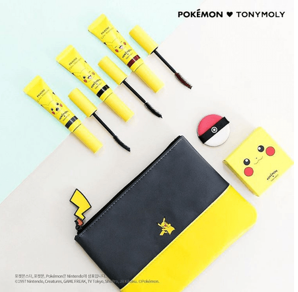 Pokémon x Tony Moly maquillage Pikachu