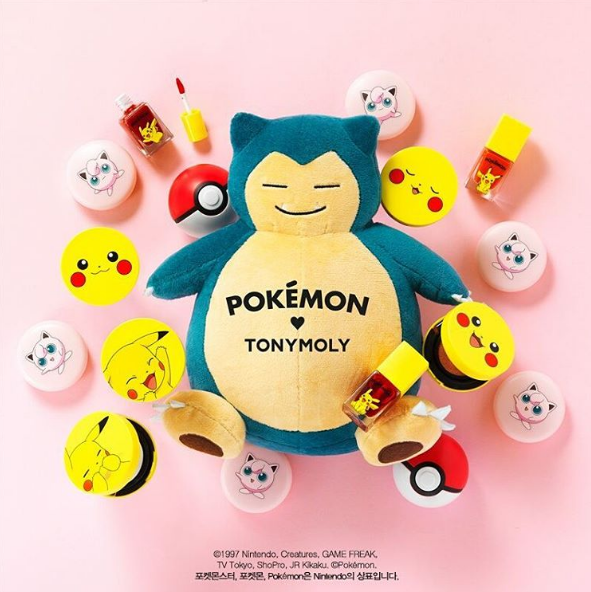 Pokémon x TonyMoly collaboration soins et maquillage