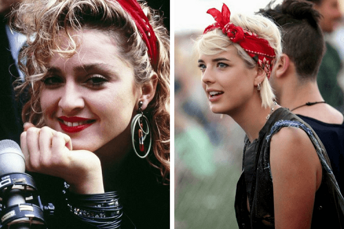 Madonne et Agyness Deyn porte le bandana à merveille !