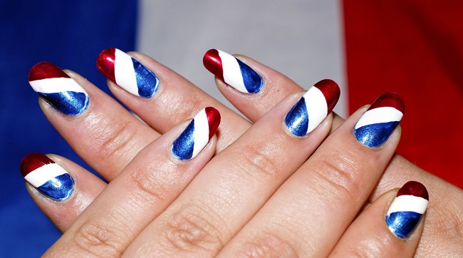 Nail Art  France Euro 2016