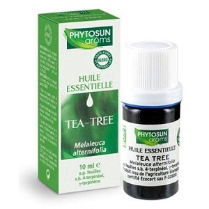 l'huile essentielle de Tea Tree parfaite sur les imperfections