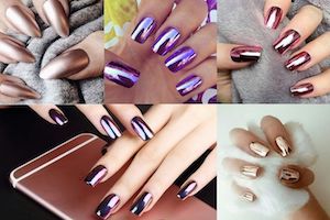 Chrome nails : la tendance des ongles chromés